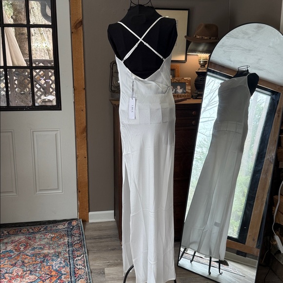 LBLC the label White Satin Slip Dress - Picture 7 of 8